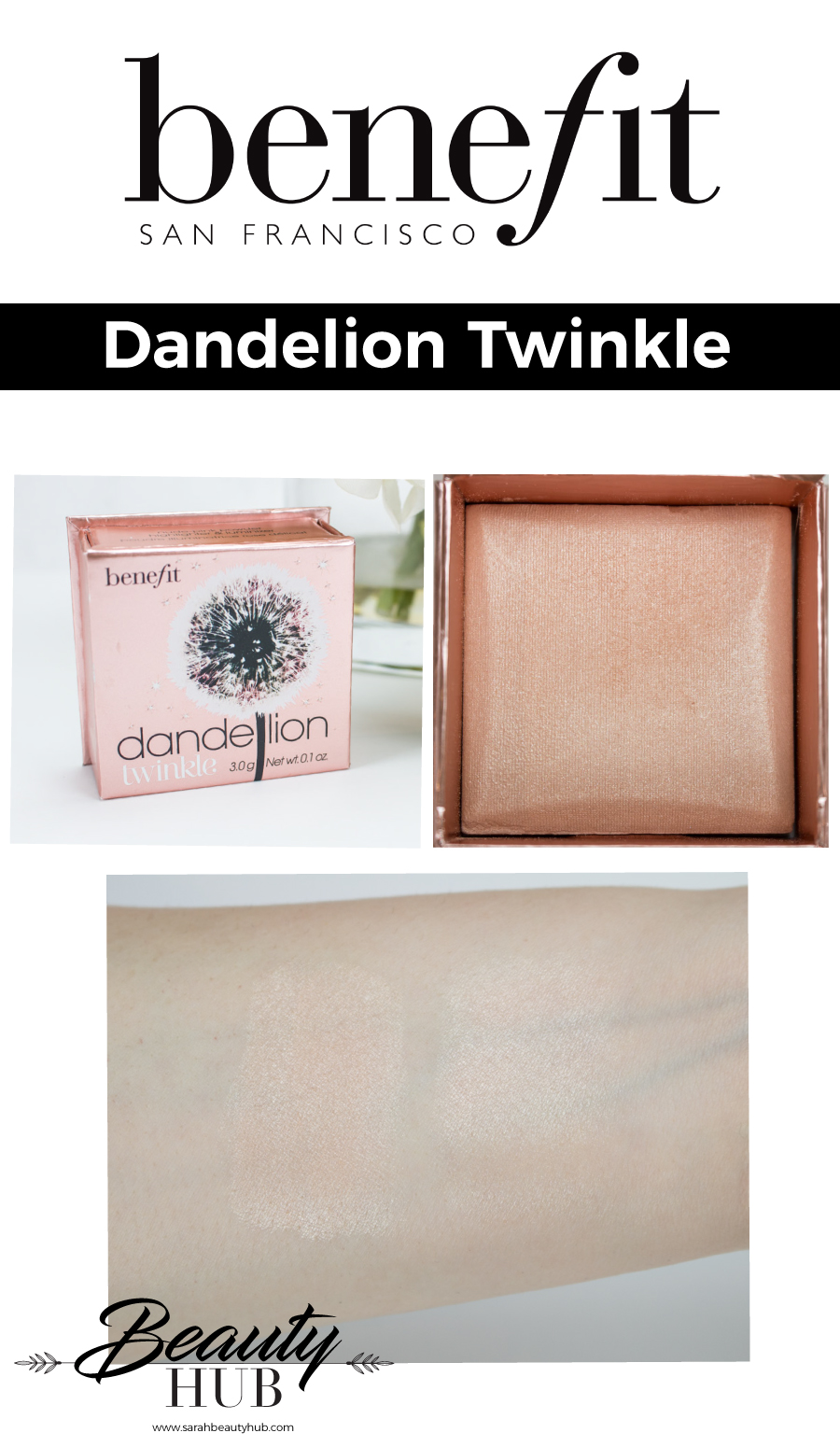 Benefit Dandelion Twinkle Pinterest