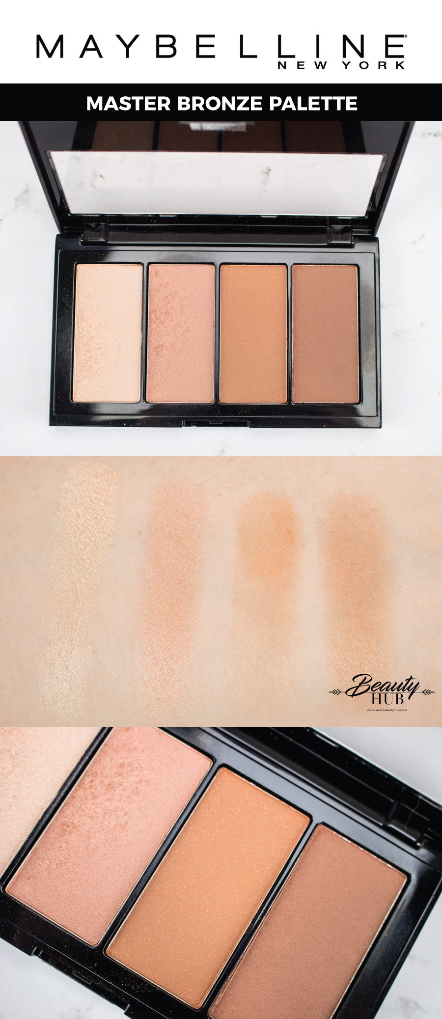 Maybelline Master Bronze Palette Review & Swatches