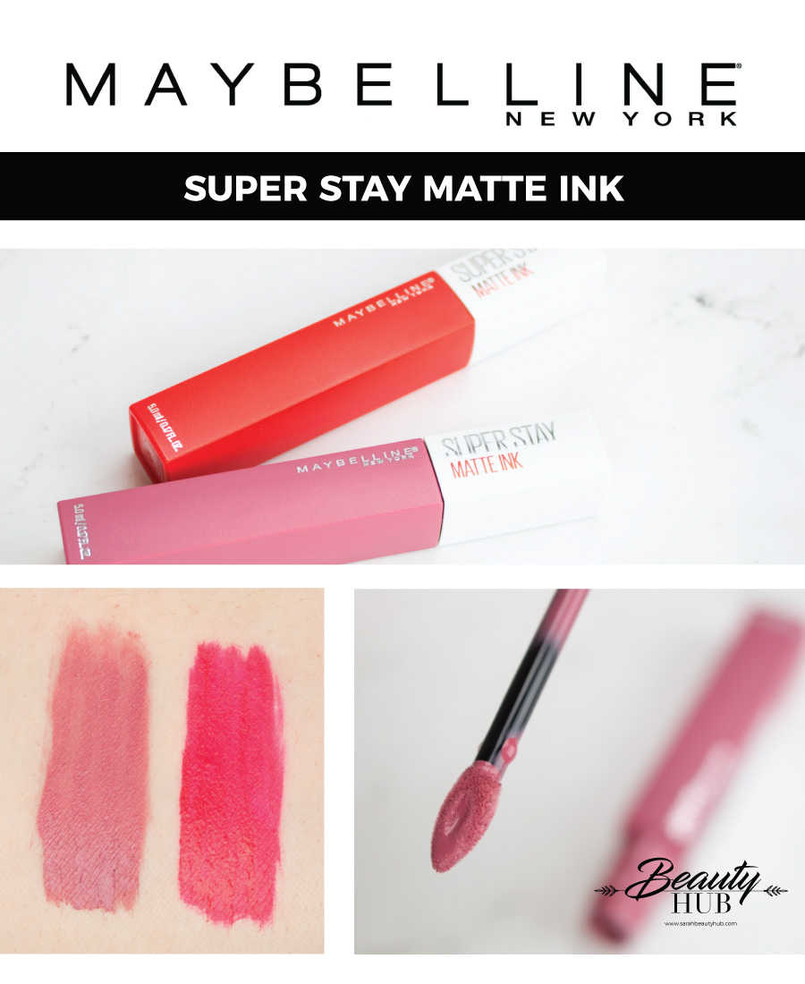 Maybelline Super Stay Matte Ink Review & Swatches Lover and Heroine