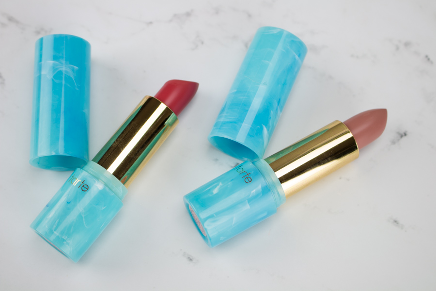 Tarte Rainforest of The Sea Color Splash Lipstick Beach Babe and Daiquiri