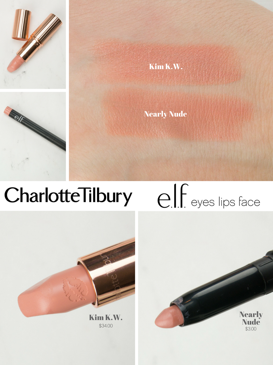 Charlotte Tilbury Kim KW Dupe