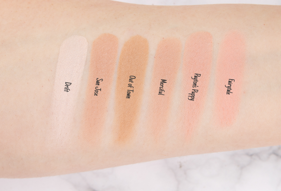 Sydney Grace Matte Eyeshadow - Drift, San Jose, Out of Town, Merciful, Payton's Puppy, Fairytale