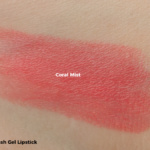 NYX Plush Gel Lipstick Swatch - Coral Mist