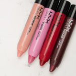 NYX Simply Lip Cream - Fairest, First Base, Candy Apple, Covet